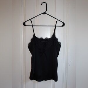 Abercrombie & Fitch Black Lace Trim Cami S